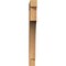 Ekena Millwork Westlake Block Smooth Bracket, Western Red Cedar, 3 1/2"W x 28"D x 36"H BKT04X28X36WTL05SWR - alternate 2